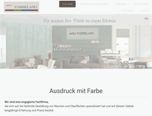 Tablet Screenshot of farbklang.at